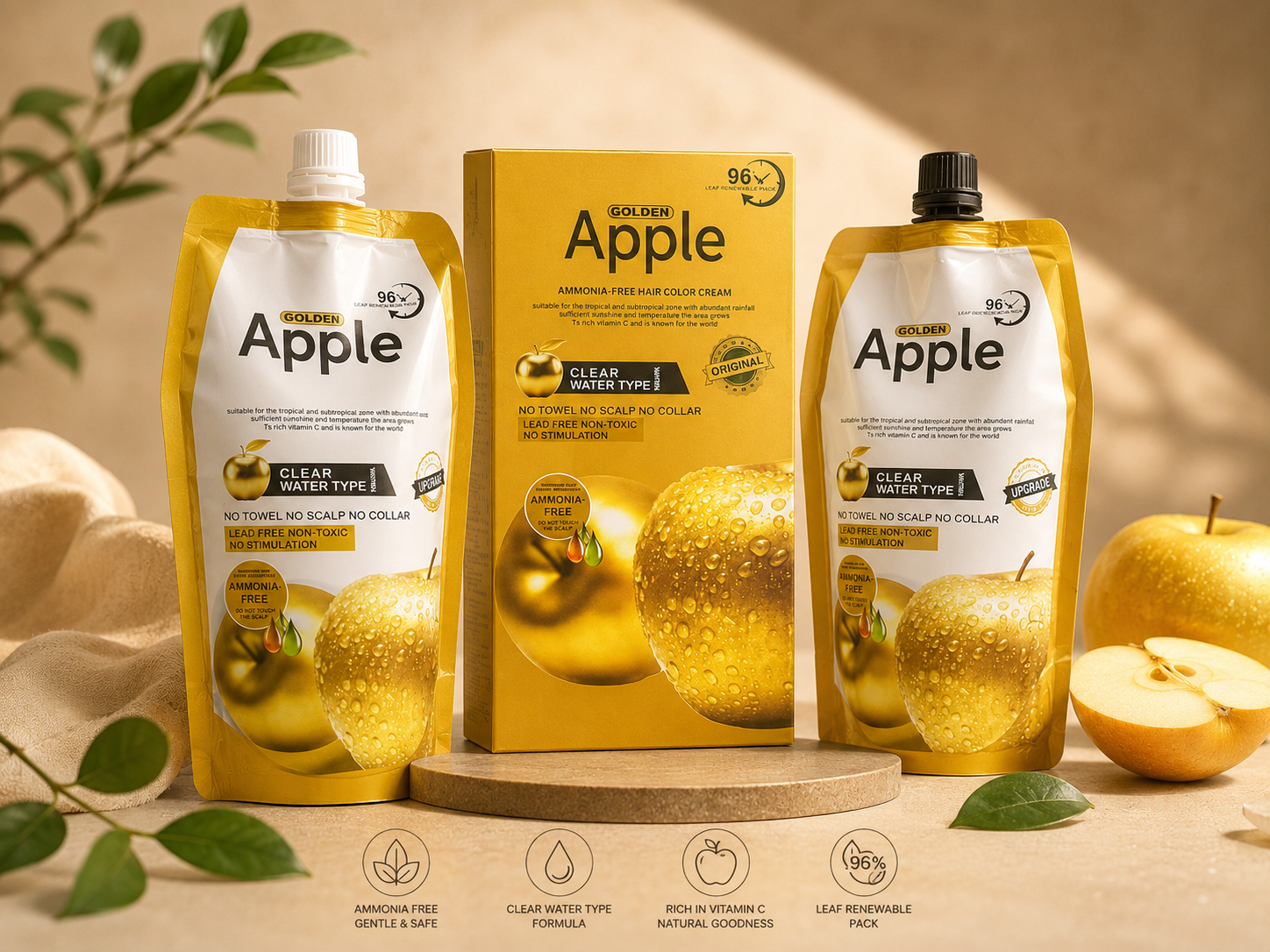 Golden Apple Hair Color Cream