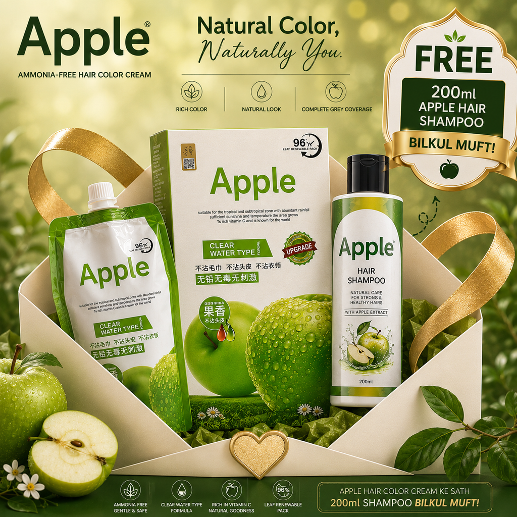 Apple Hair Color + FREE 200ml Apple Shampoo